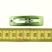 PYKI / SPINKI DO WŁOSÓW METALOWE ZIELONE 4 SZTUKI (1165 S) - 2