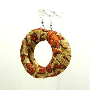 KOLCZYKI KOŁA BROKATOWE                                                                0605-526                                          - 2