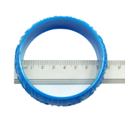 BRANSOLETKI PLASTIKOWE KOLOROWE SZEROKIE 6 SZTUK                                                                       (6442 SAM) - 4