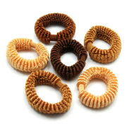 GUMKI DO WŁOSÓW FROTKI MIX BRĄZOWY 6 SZTUK                                                  (GUFR-13 SAH) - 2