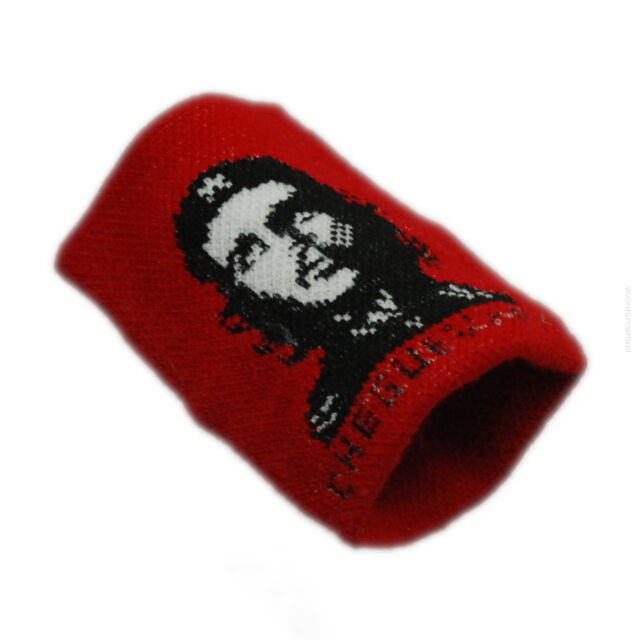 OPASKA Z FROTY NA NADGARSTEK CZERWONA Z POSTACIĄ CHE                   (0004-96)