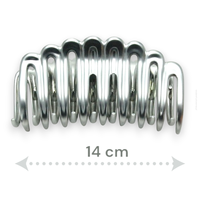 SZCZĘKI DO WŁOSÓW DUŻE MATOWE/BŁYSZCZĄCE  (2 SZTUKI)                                                                   0162-3