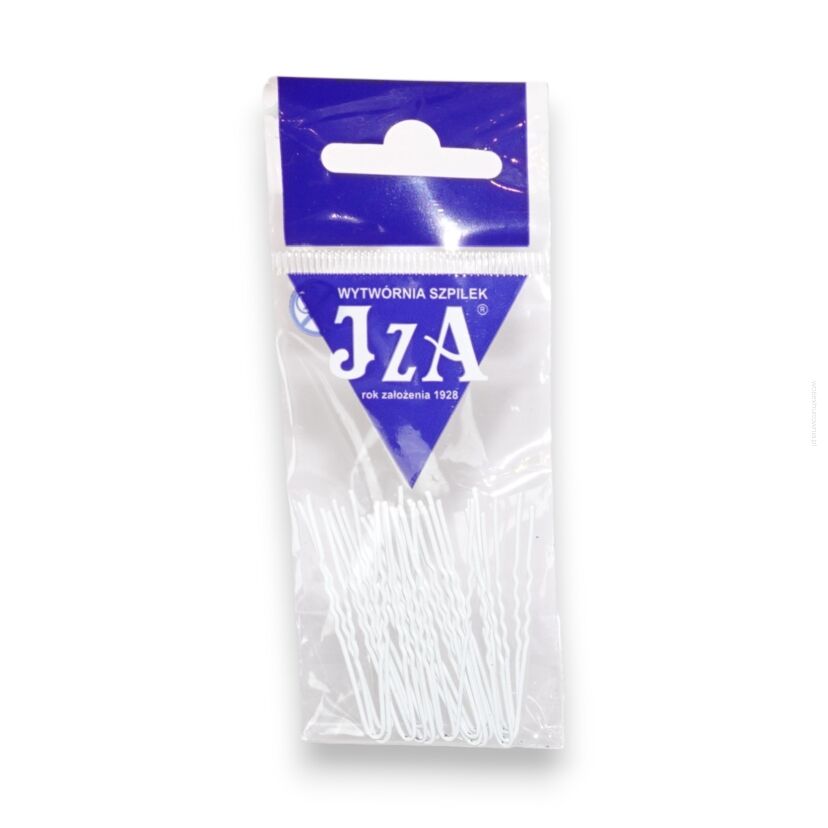 KOKÓWKA FRYZJERSKA KARBOWANA BIAŁA 4.5 CM 20 SZTUK  (D245/20)