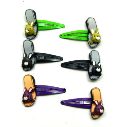 PYKI / SPINKI DO WŁOSÓW DZIECIĘCE "KLAPKI" 6 SZTUK (0301-30)