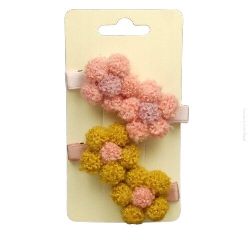 SPINKI DO WŁOSÓW DZIECIĘCE Z OZDOBAMI 4 SZTUKI (0005 SA)