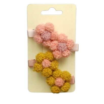 SPINKI DO WŁOSÓW DZIECIĘCE Z OZDOBAMI 4 SZTUKI (0005 SA)