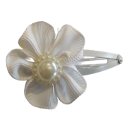 SPINKI / PYKI DO WŁOSÓW KOMUNIJNE DO WŁOSÓW Z PEREŁKĄ  4 SZTUKI (0331-589) - 3