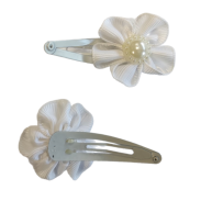 SPINKI / PYKI DO WŁOSÓW KOMUNIJNE DO WŁOSÓW Z PEREŁKĄ  4 SZTUKI (0331-589) - 2