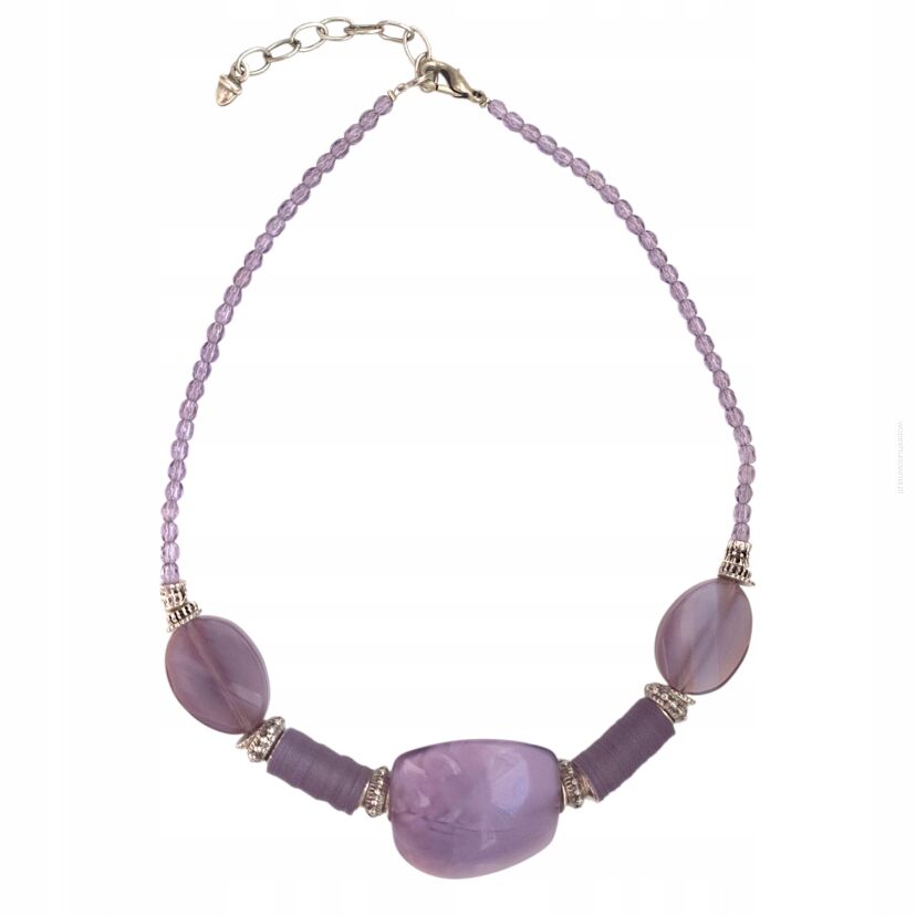 NASZYJNIK CANTO FIOLETOWY 42,5 CM(CANTO-N-11)