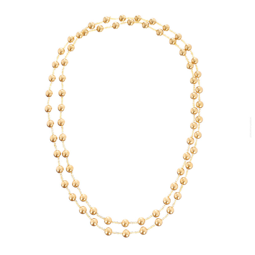 KORALE NIEROZPINANY SKŁADAJĄCY SIĘ Z DROBNYCH KORALIKÓW                                       (0676-1001)