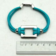 BRANSOLETKA  Z OZDOBĄ ZE STALI NIERDZEWNEJ                                                             0611-227 - 3