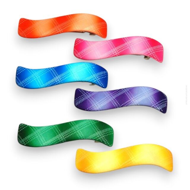 KLAMRY / AUTOMATY DO WŁOSÓW KOLOROWE 6 SZTUK                                                       (0181-514 AH)