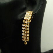 KLIPSY WISZĄCE Z CYRKONIAMI                                                                       (0623 SA) - 4