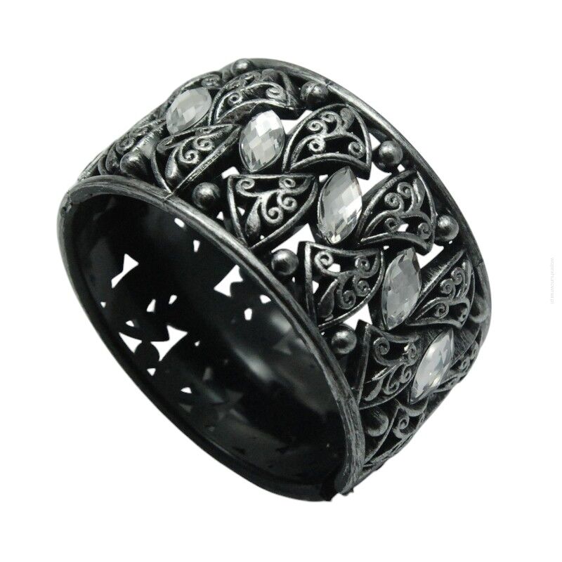 BRANSOLETKA OZDOBNA SZEROKA ROZPINANA                                (0611-5831 SA)