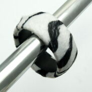 BRANSOLETKA  SZEROKA WE WZÓR A;LA ZEBRA                                                                     (0665-653 SAH) - 3