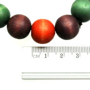 BRANSOLETKA DREWNIANA  KOLOROWA  0617-150 - 2