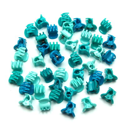 SZCZĘKI / KRABIKI MINI MIX TURKUSOWY 50 SZTUK                                                        (0146-512 SAH)