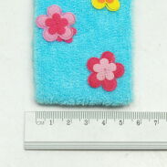 OPASKA NA GŁOWĘ DZIECIĘCA Z FROTY NIEBIESKA Z APLIKACJĄ 0176-47 - 2