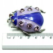 BROSZKA FIOLETOWA BIEDRONKA                                                                          0615-5 - 4