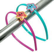 OPASKI DO WŁOSÓW DZIECIĘCE Z GWIAZDKĄ 2 SZTUKI                                 (1818-2 SAM) - 3