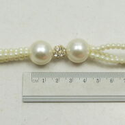 KORALE PEREŁKI  TRZYRZĘDOWE Z CYRKONIAMI                                                                                       0606-511 - 3