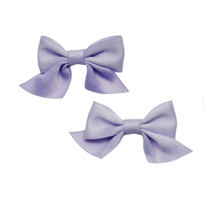 SPINKI DO WŁOSÓW DZIECIĘCE OZDOBNE KOKARDKI FIOLETOWE 2 SZTUKI (9200-1 SAH)