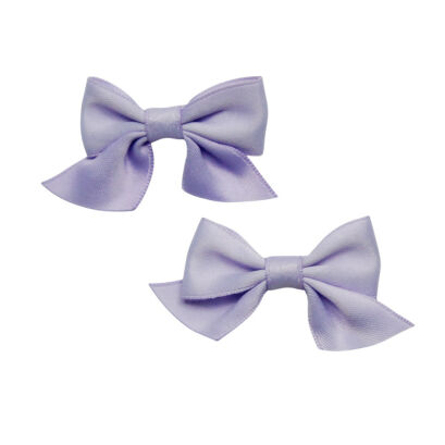 SPINKI DO WŁOSÓW DZIECIĘCE OZDOBNE KOKARDKI FIOLETOWE 2 SZTUKI (9200-1 SAH)