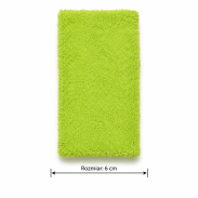 OPASKA NA GŁOWĘ ELASTYCZNA Z FROTY ZIELONA 6 CM (0193-82 AS) - 2