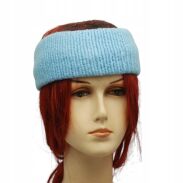 OPASKA NA GŁOWĘ ELASTYCZNA WEŁNIANA BLĘKITNA                                   (0111-4 SAH) - 2