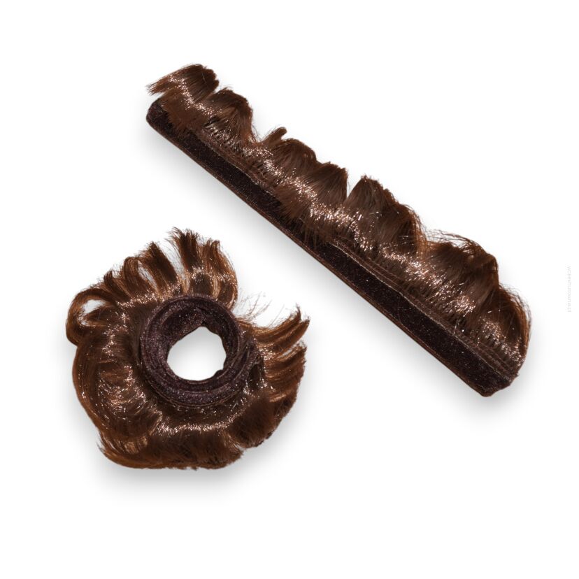 TWISTER / HAIRAGAMI DO WŁOSÓW Z WŁOSAMI KOMPLET 2 SZTUKI                (9277/1 SA)