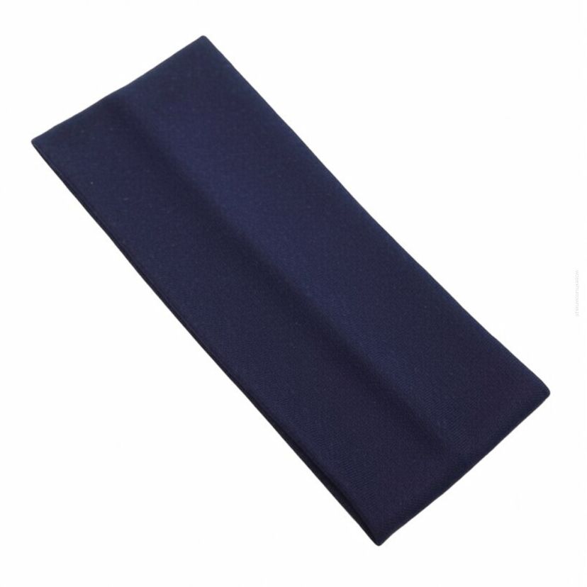 OPASKA NA GŁOWĘ ELASTYCZNA SZEROKA GRANATOWA 9 CM                              (0174-14)