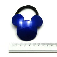 GUMKI DO WŁOSÓW FIOLETOWE-MISIE 2 SZTUKI                                                               (0798 SA) - 3