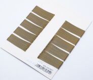 WSUWKA KARBOWANA ZŁOTA MAT 5 cm 2 KULKI 100 SZT.                                           325/100 MAT - 3