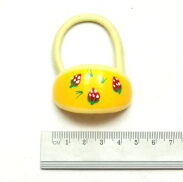 GUMKI DO WŁOSÓW OZDOBNE ŻÓŁTE 2 SZTUKI (0538 SA) - 3