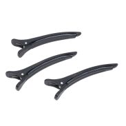 KLIPSY FRYZJERSKIE PLASTIKOWE Z GUMKĄ 6 SZTUK  (1311-112/6-B) - 3