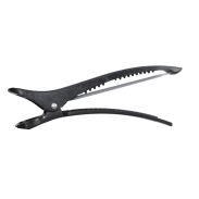 KLIPSY FRYZJERSKIE PLASTIKOWE Z GUMKĄ 6 SZTUK  (1311-112/6-B) - 2