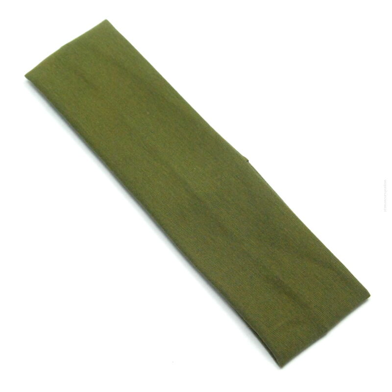 OPASKA NA GŁOWĘ ELASTYCZNA OLIWKOWA WĄSKA  5.5 cm (0171-40 SA)