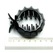 SZCZĘKI / KLAMRY DO WŁOSÓW CZARNE 3 SZTUKI                                     (SZD-3A SH) - 5