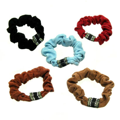 GUMKI DO WŁOSÓW KOLOROWE 5 SZTUK (0507 S)