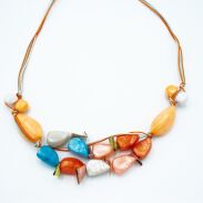 WISIOREK/ KORALE WIELOKOLOROWE NA SZNURECZKACH                                                     0612-1049 - 2