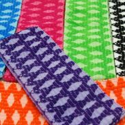 OPASKI NA GŁOWĘ ELASTYCZNE KOLOROWE 6 SZTUK 6 cm                                     0193-13 - 3