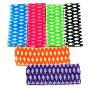 OPASKI NA GŁOWĘ ELASTYCZNE KOLOROWE 6 SZTUK 6 cm                                     0193-13 - 2