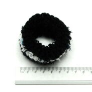 GUMKI DO WŁOSÓW FROTKI PUCHATE DUŻE WIELOKOLOROWE 12 SZTUK FUZZY II (194 SA) - 3