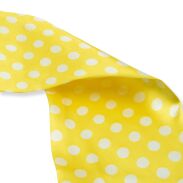 APASZKA / CHUSTA DAMSKA ŻÓŁTA W BIAŁE KROPKI                                                           (AP-4) - 3