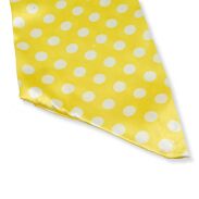 APASZKA / CHUSTA DAMSKA ŻÓŁTA W BIAŁE KROPKI                                                           (AP-4) - 2