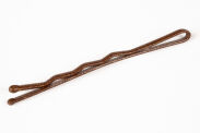 WSUWKA KARBOWANA BRĄZ MAT 2 KULKI 6 CM 36 SZTUK    (316/36 MAT) - 2