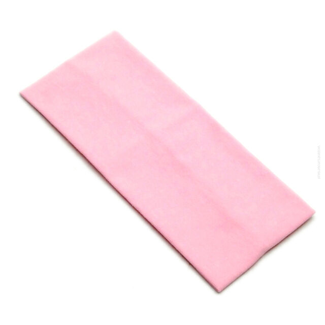 OPASKA NA GŁOWĘ ELASTYCZNA SZEROKA JASNY RÓŻ 9 CM              (0174-23)