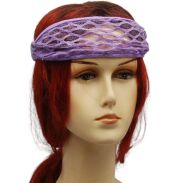 OPASKA NA GŁOWĘ ELASTYCZNA NA GUMCE FIOLETOWA                                      (8802-4 SAM) - 3