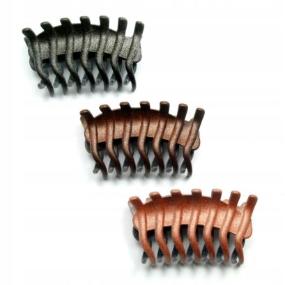 SZCZĘKI/ KLAMRY DO WŁOSÓW KOLOROWE 3 SZTUKI                                                       (0217-1-A SAM)