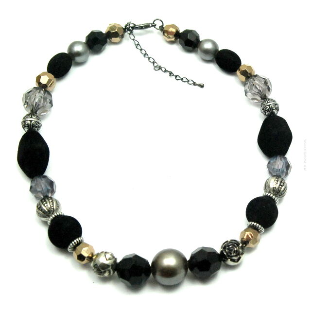 NASZYJNIK / KORALE OZDOBNE ROZPINANE                                                                                       (0667-505 SAH)